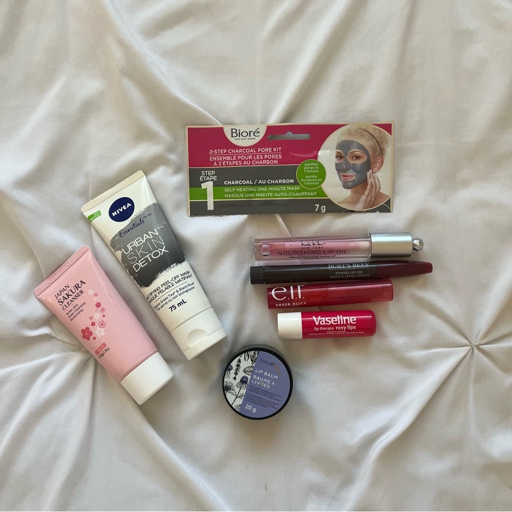 Skincare and lip care bundle